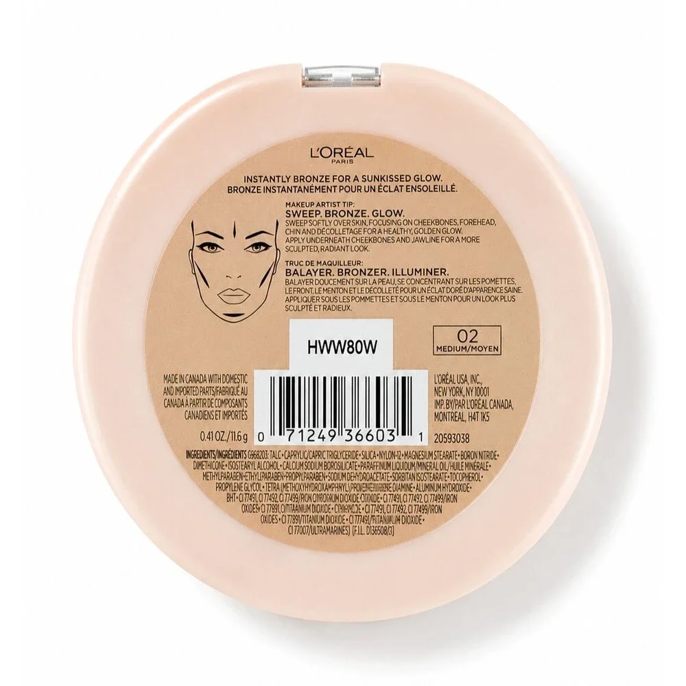 Loreal Paris True Match LUMI Bronze It Sunkissed Glow Bronzer 02 Medium
